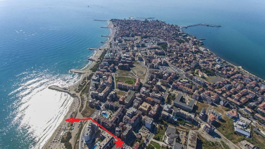 Flat near the sea Appartement Pomorie Buitenkant foto